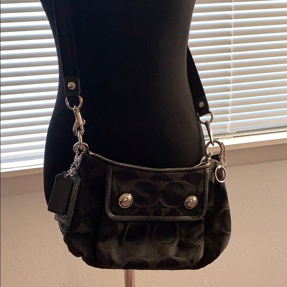 Coach black crossbody - Picture 1 of 5